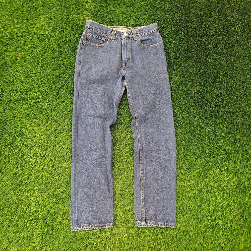 LEVIS 505 Straight Jeans 30x30 Faded Medium-Wash